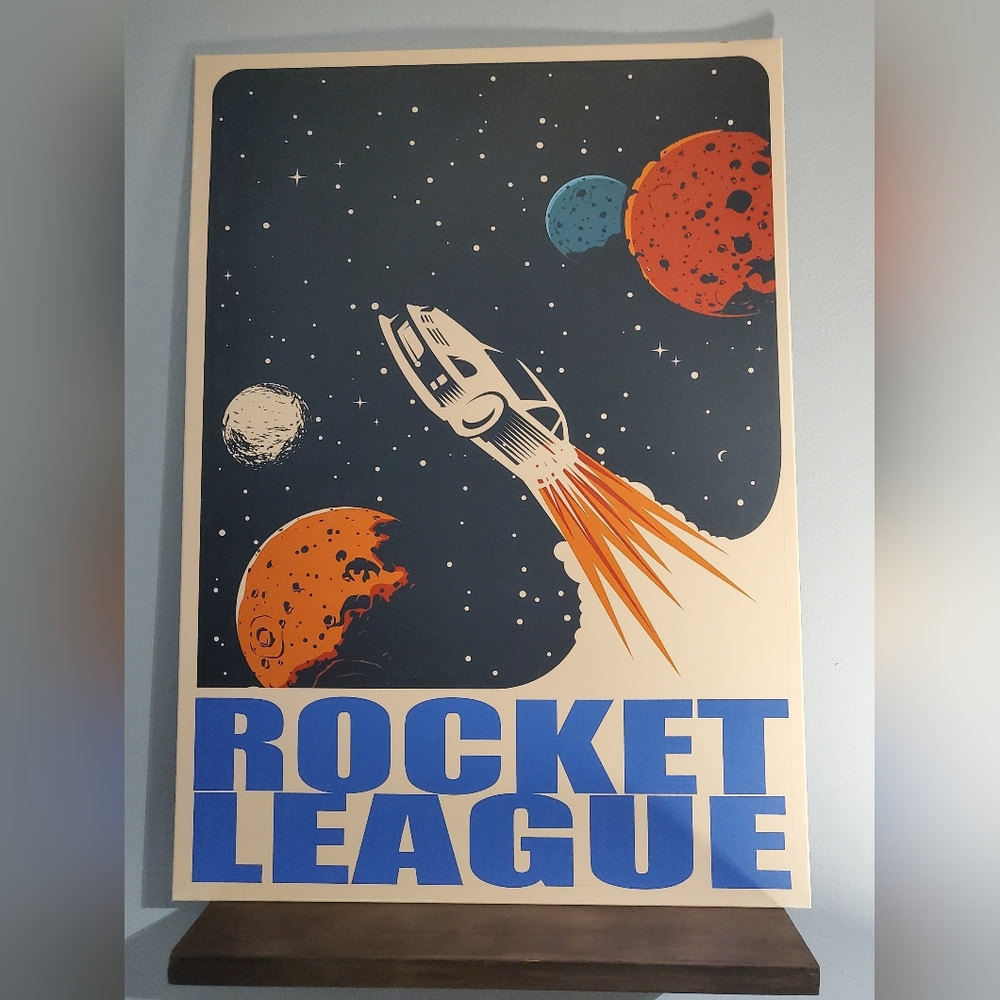 Rocket League, Metal Displate Poster, size: 19x26.5(inches)